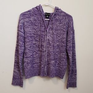 Purple hoodie jacket